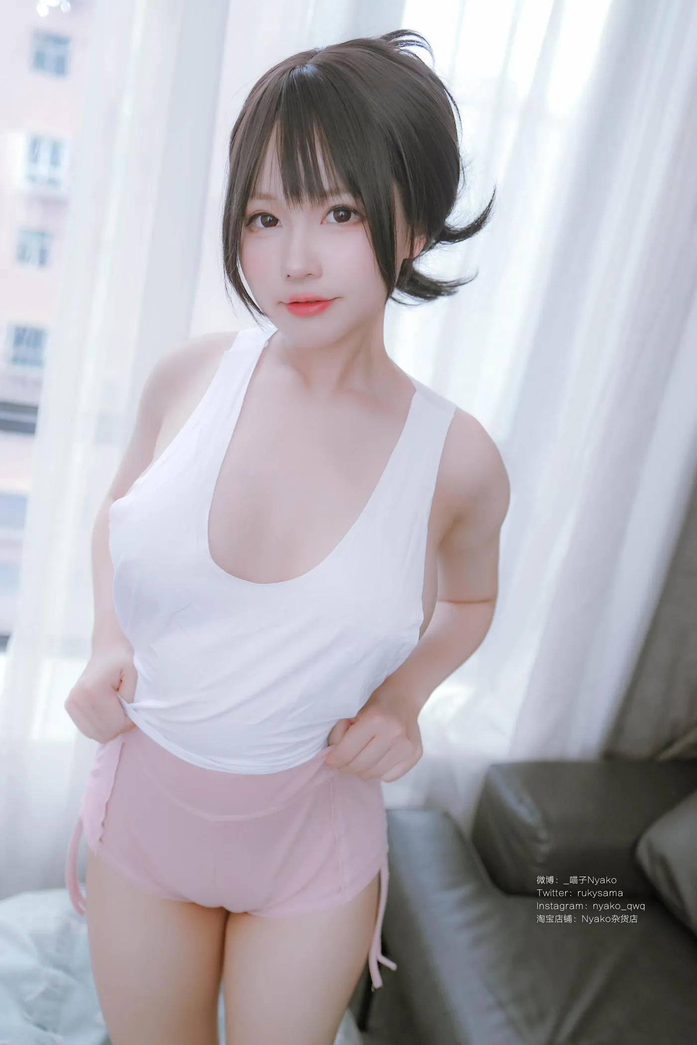 Nyako喵子 – NO.52 隣姉 背心 [78P]插图9